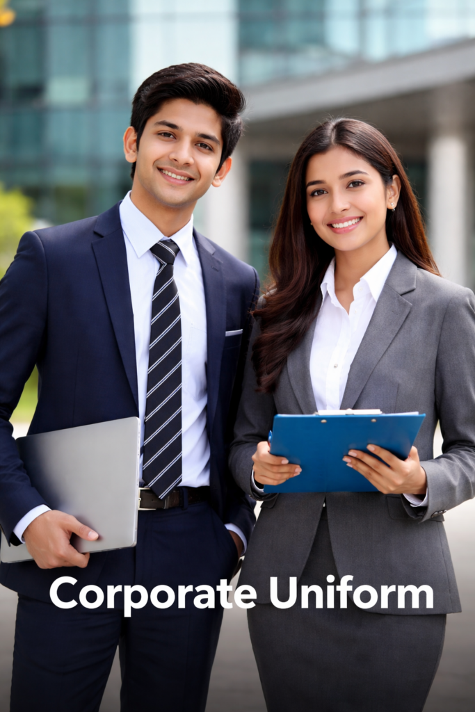 corporate uniform hero page