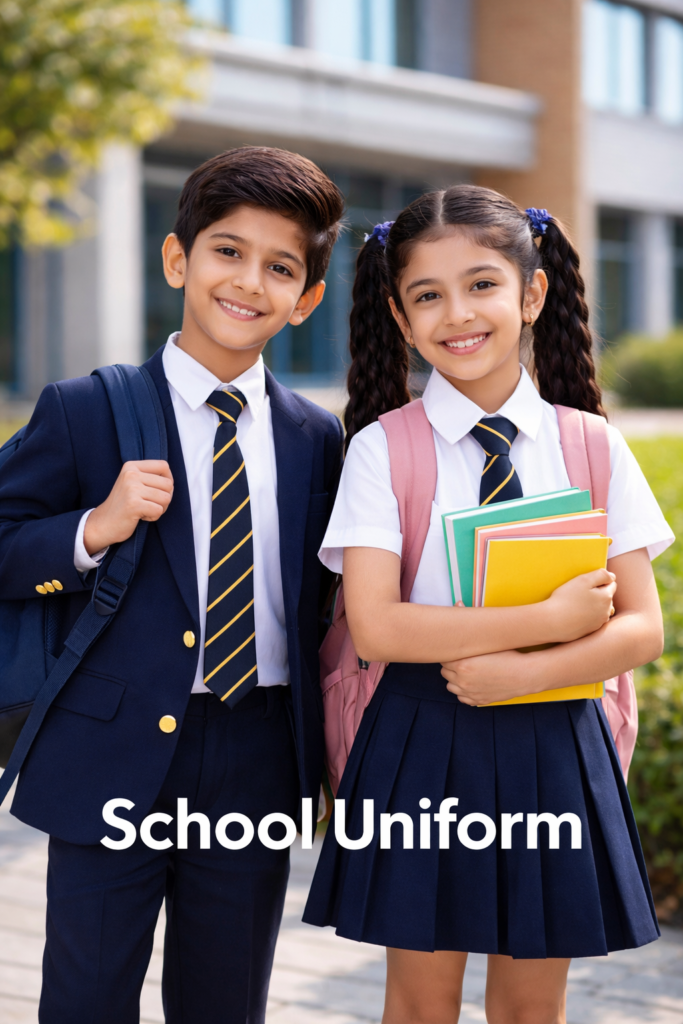 school uniform hero page